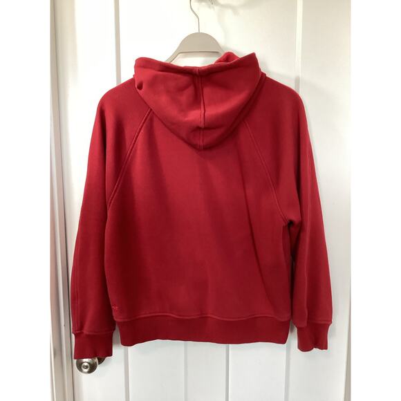 Athleta Women's Clover Berry Cozy Karma Hooded Sweatshirt Maroon Size Medium - Picture 7 of 11